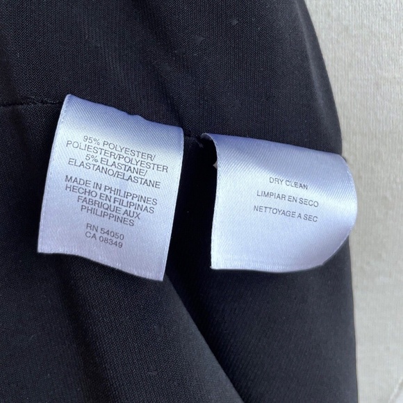 Anne Klein Women's Fit & Flare Black Dress Size 4 Small Office/Career/Work/Party - Picture 7 of 12